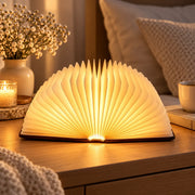Meli Foldable Wooden Book Lamp