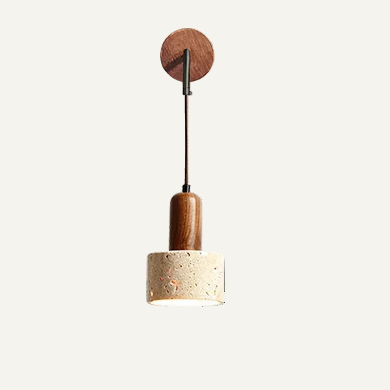 Cael Wood Wall Light – Quiet Warmth for Bedside & Bedroom