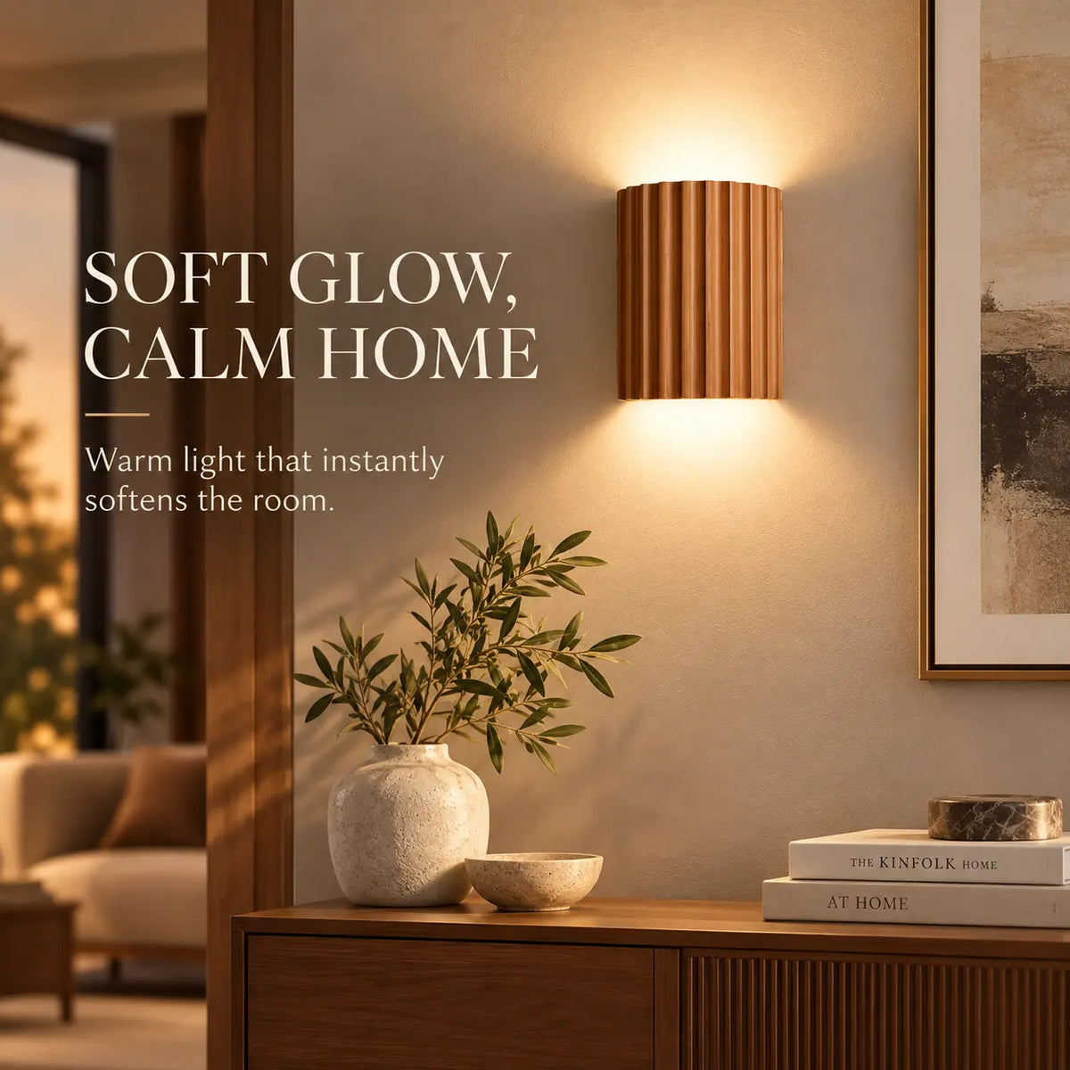 Ione Resin Wall Light