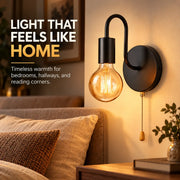 Lana Black Iron Wall Sconce
