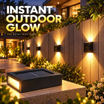 Alba Solar Garden Wall Light