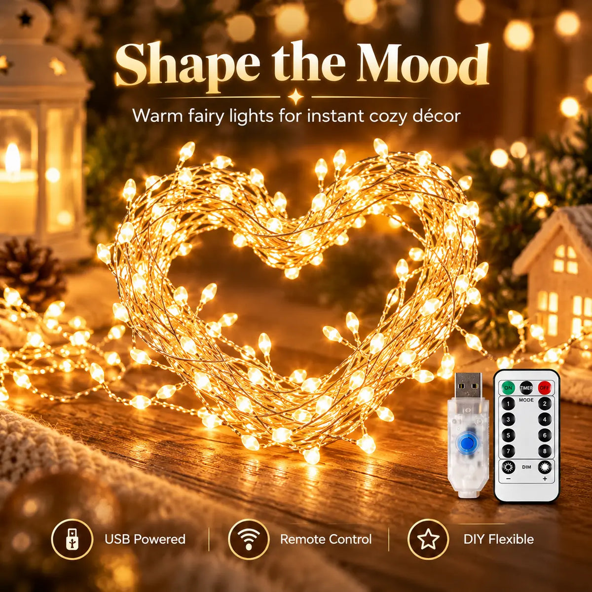 Mora Firecracker Fairy String Lights