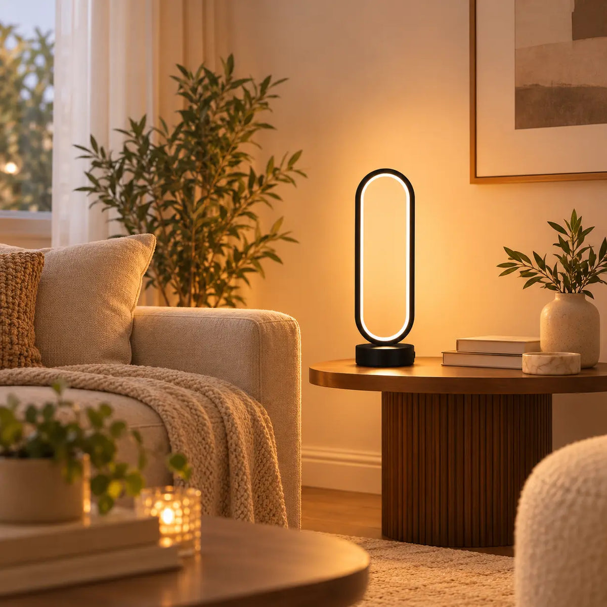 Arlo Minimalist Ring Desk Lamp