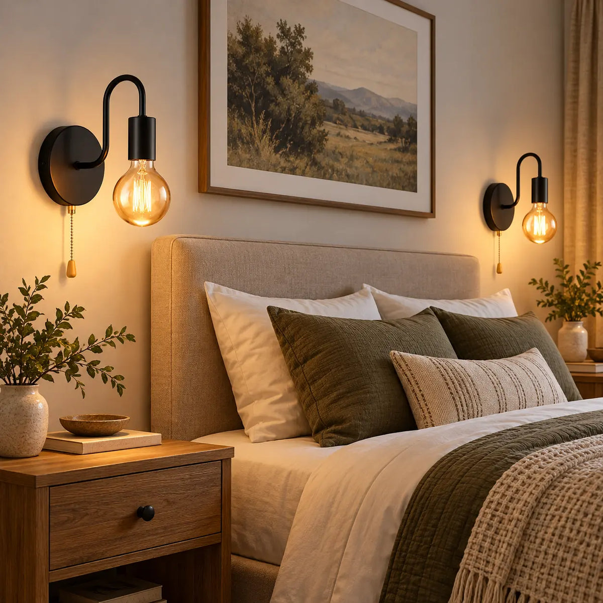 Lana Black Iron Wall Sconce