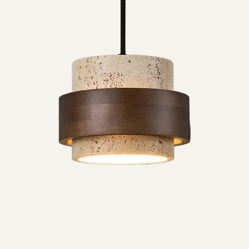 Tova Wood Pendant Light – Soft Glow for Bedside & Dining