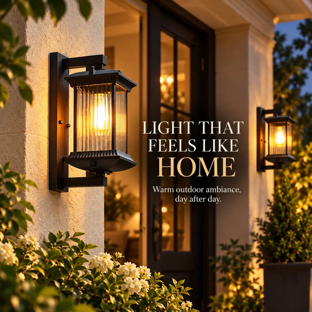 Juna Outdoor Metal Wall Lantern