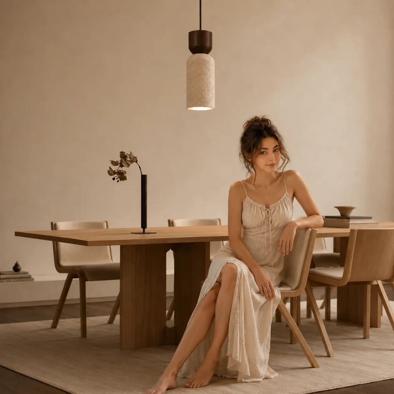 Auren Stone Pendant Light