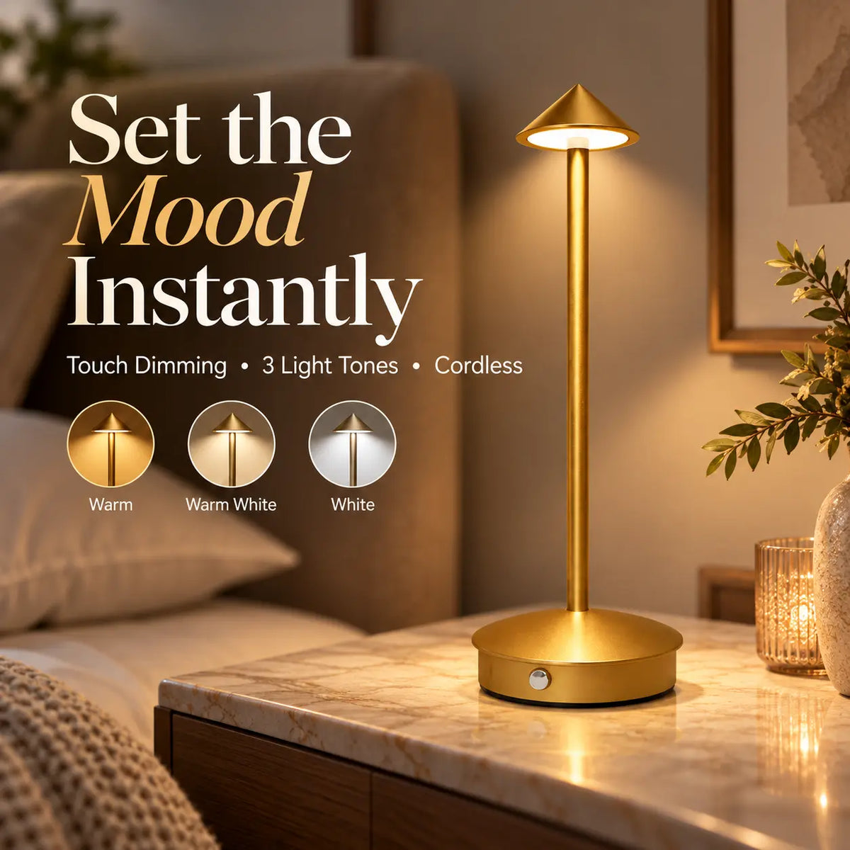 Pina Cordless Table Lamp
