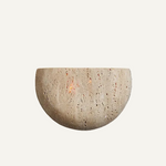 Liora Stone Wall Light – Quiet Warmth for Bedside & Bedroom