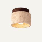 Mira Stone Wood Ceiling Light – Calm Light for Hallway & Entry