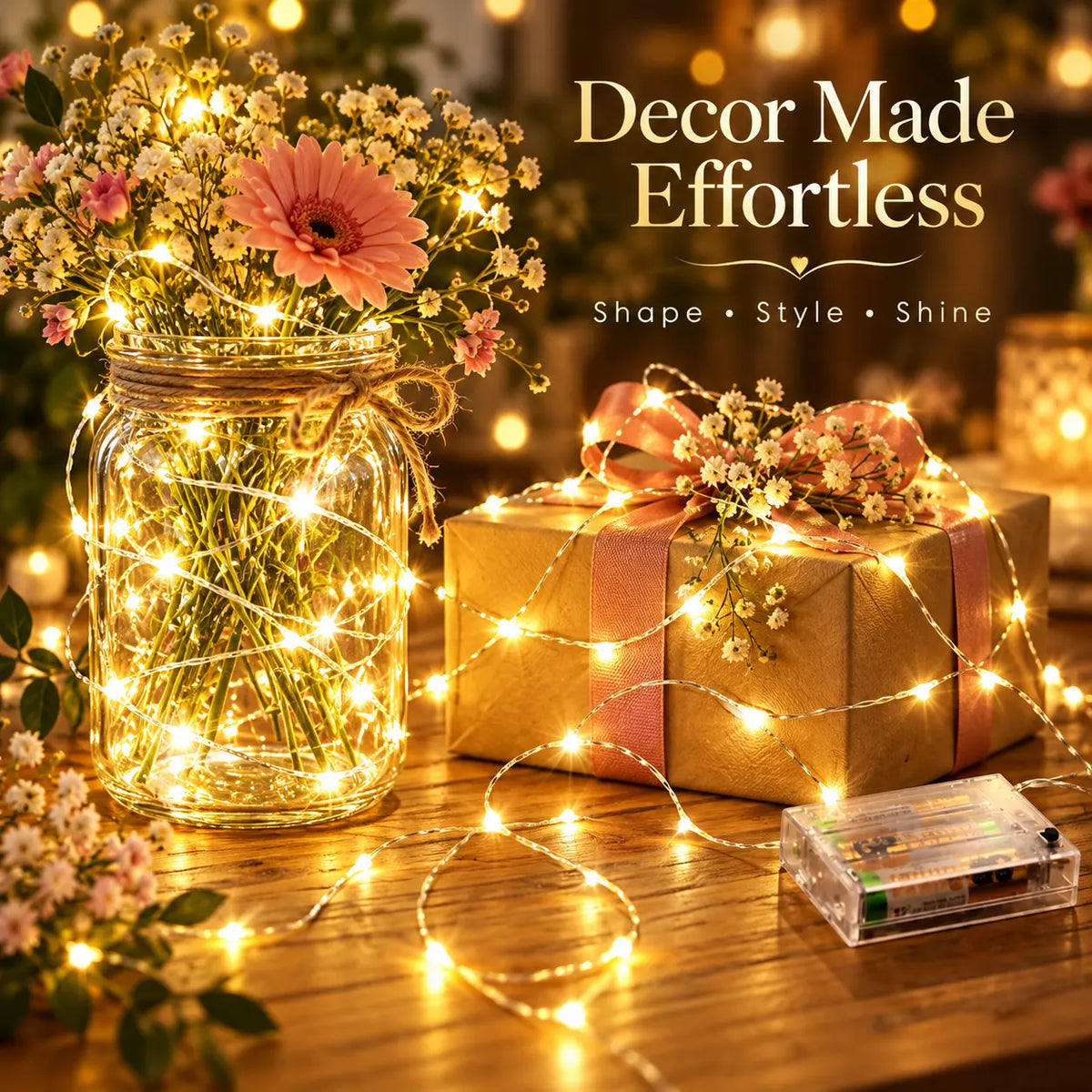 Mena Copper Wire Fairy Lights