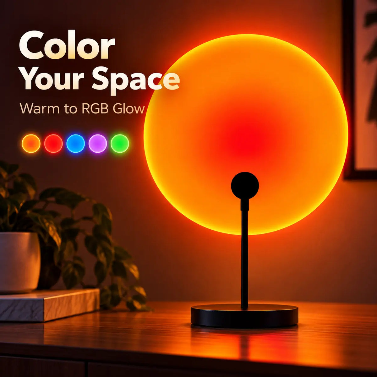 Nara Sunset Projection Lamp