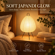 Elva Tripod Paper Lantern Table Lamp