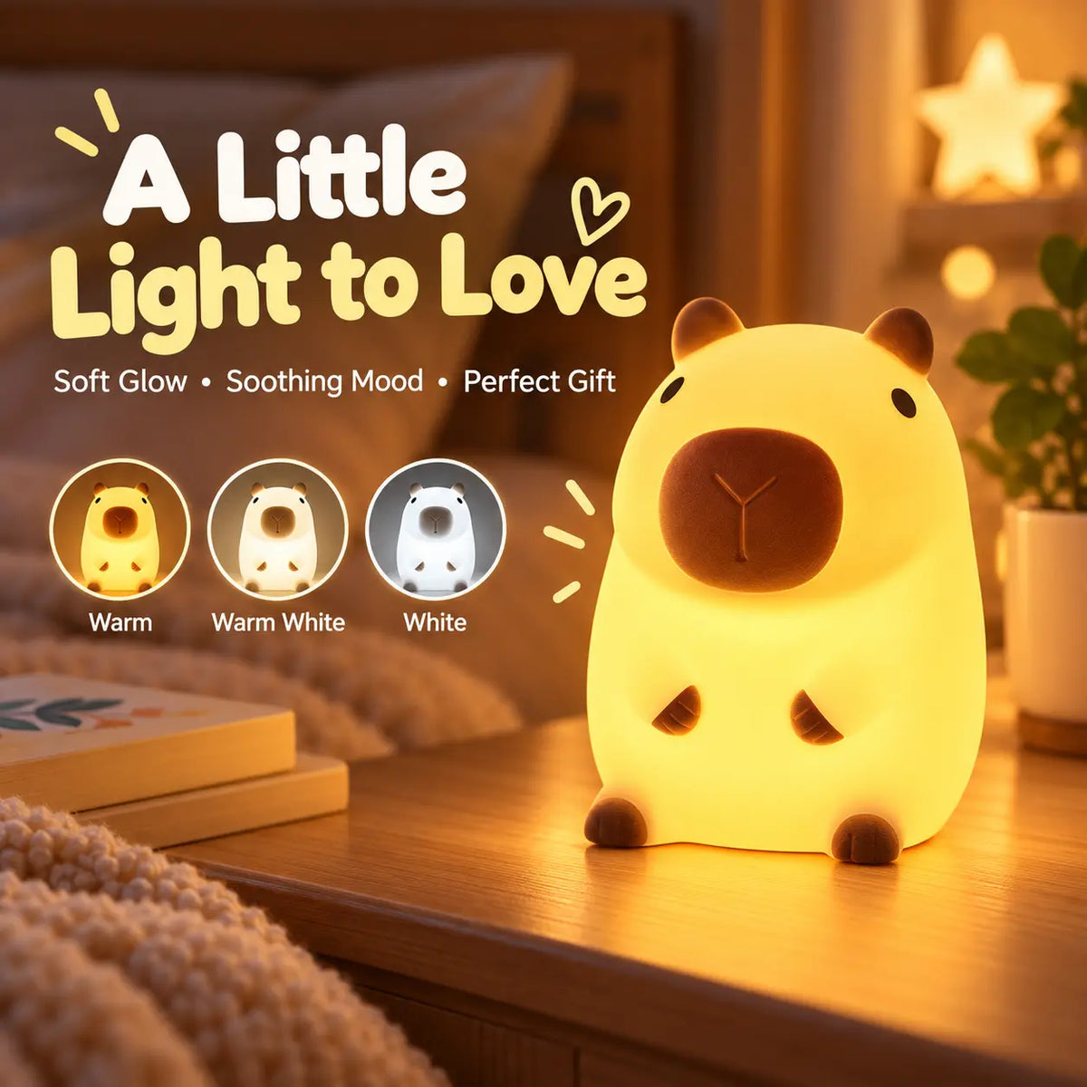 Sade Capybara Night Light