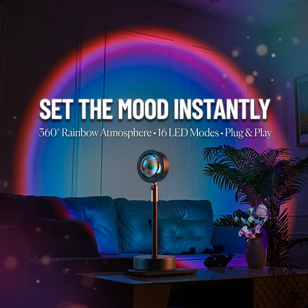 Vala Rainbow Projection Lamp