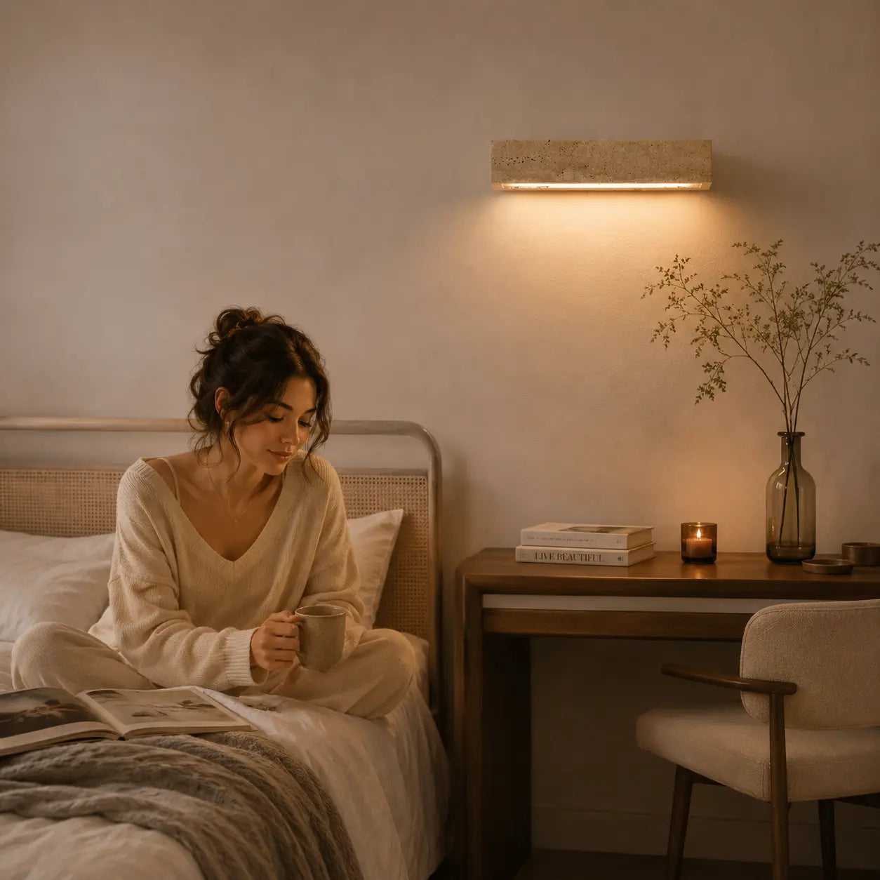 Tarin Stone Wall Light