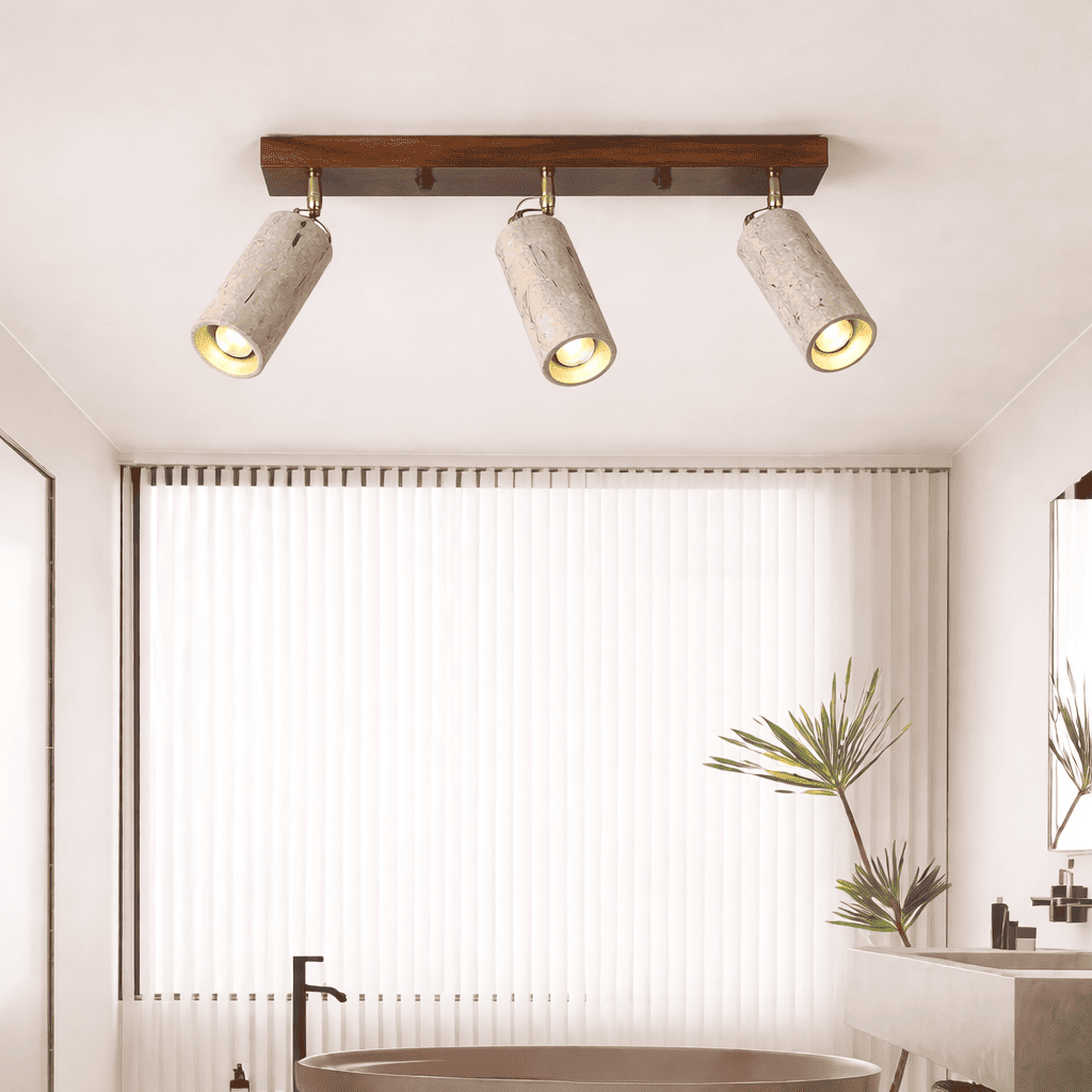 Rhea Stone Ceiling Light