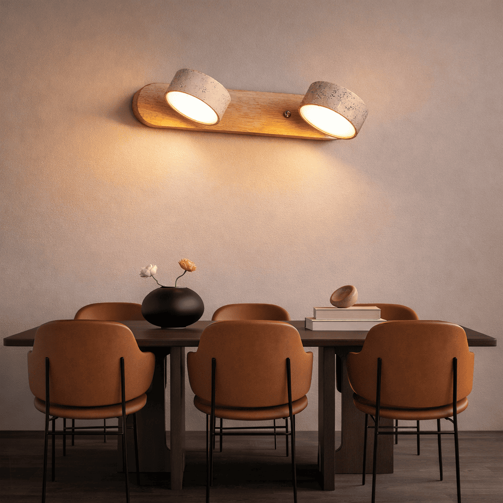 Oren Travertine Wall Light – Quiet Warmth for Calm Interior Spaces