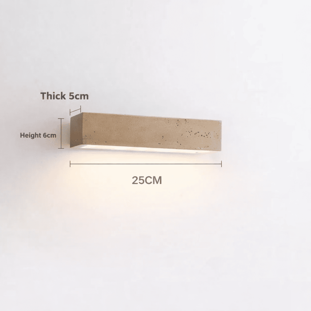 Tarin Stone Wall Light – Quiet Warmth for Bedside & Bedroom