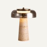 Aeris Table Light – Warm Stone Glow for Calm Spaces