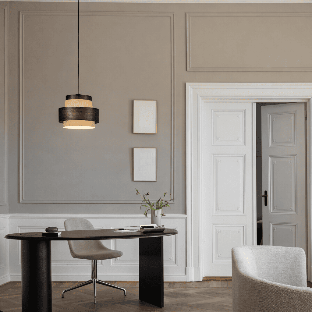Tova Wood Pendant Light – Soft Glow for Bedside & Dining
