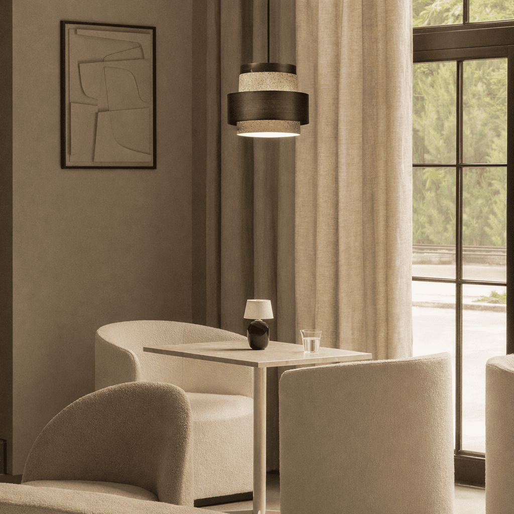 Tova Wood Pendant Light – Soft Glow for Bedside & Dining