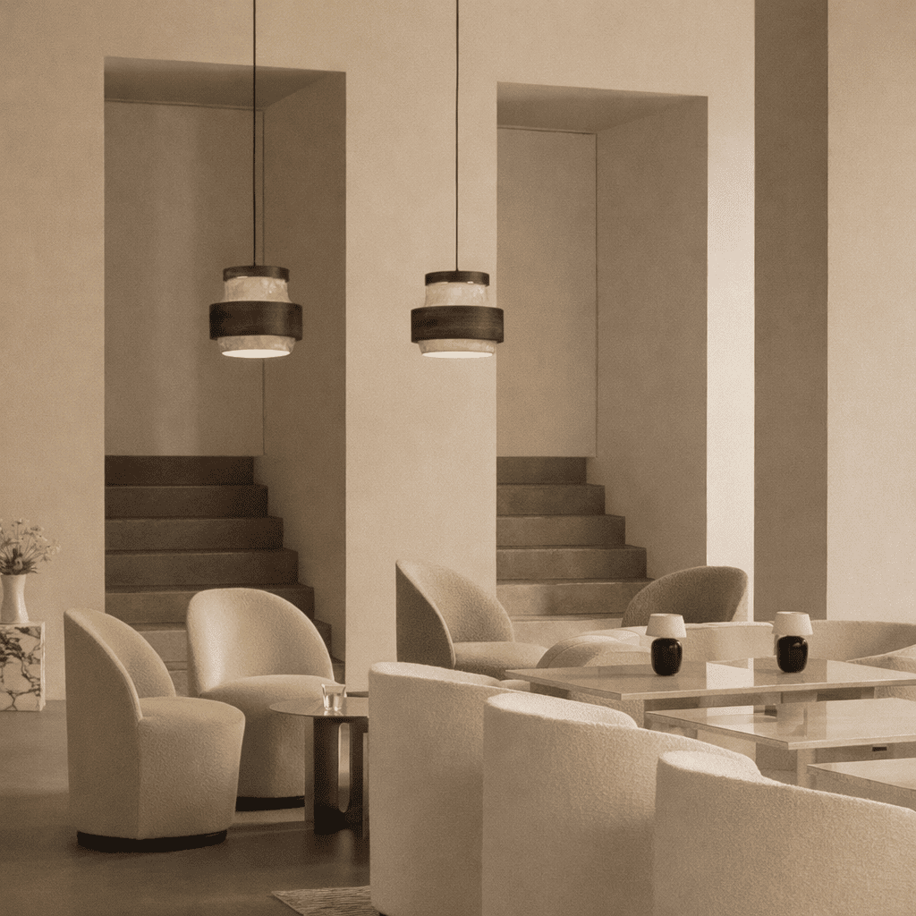 Tova Wood Pendant Light – Soft Glow for Bedside & Dining