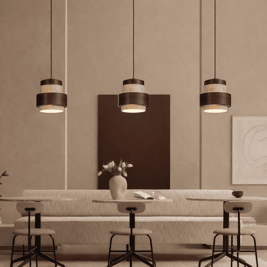 Tova Wood Pendant Light – Soft Glow for Bedside & Dining