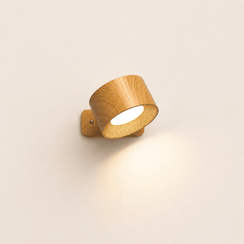 Avelis Rotatable Wall Light – Adjustable Ambient Glow for Bedside &amp; Quiet Interiors