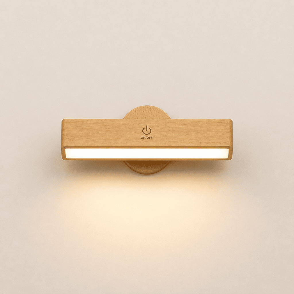 Velmora Magnetic Wall Sconce – Ambient Light for Bedside & Calm Living Spaces
