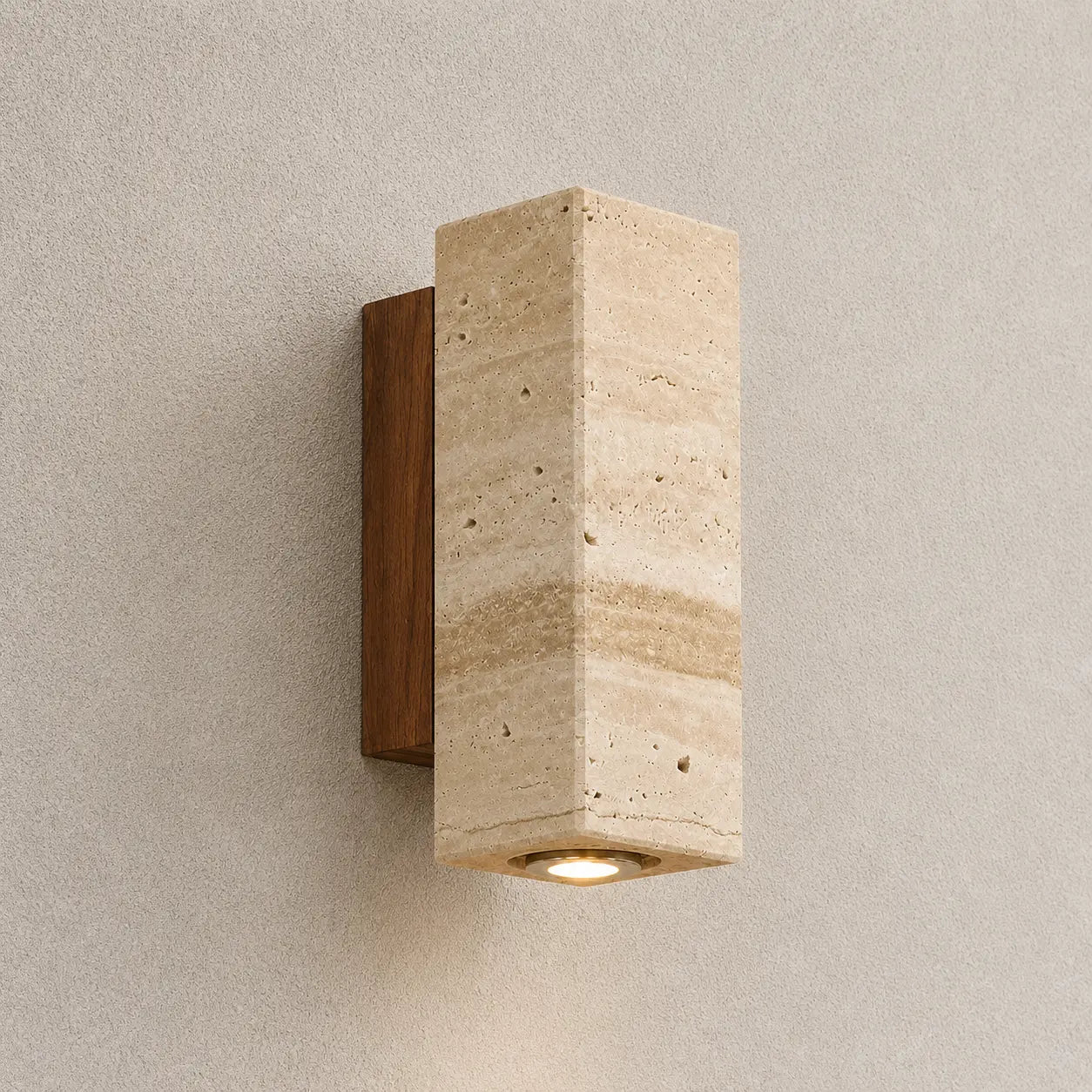 Niva Travertine Wall Light