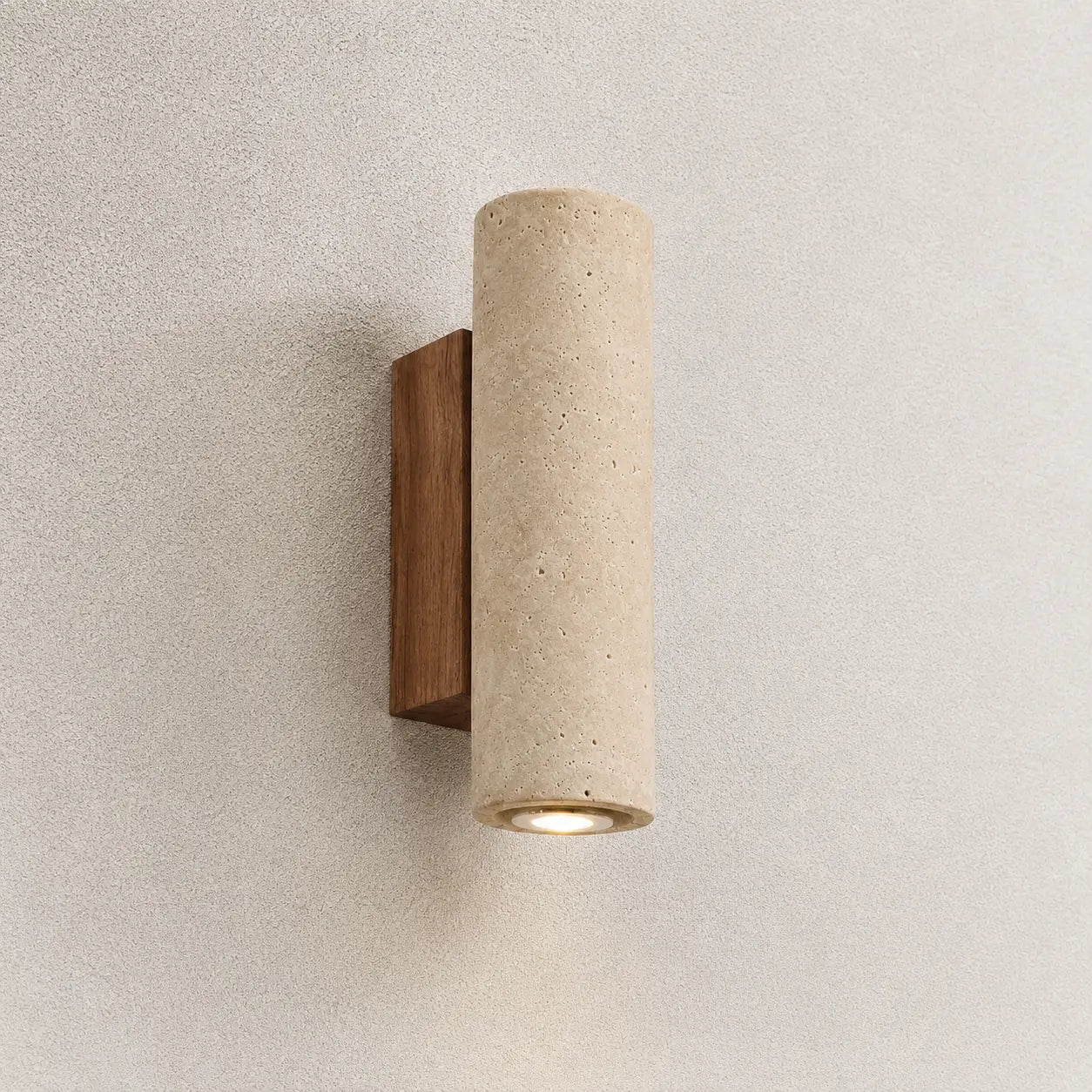 Elden Travertine Wall Light