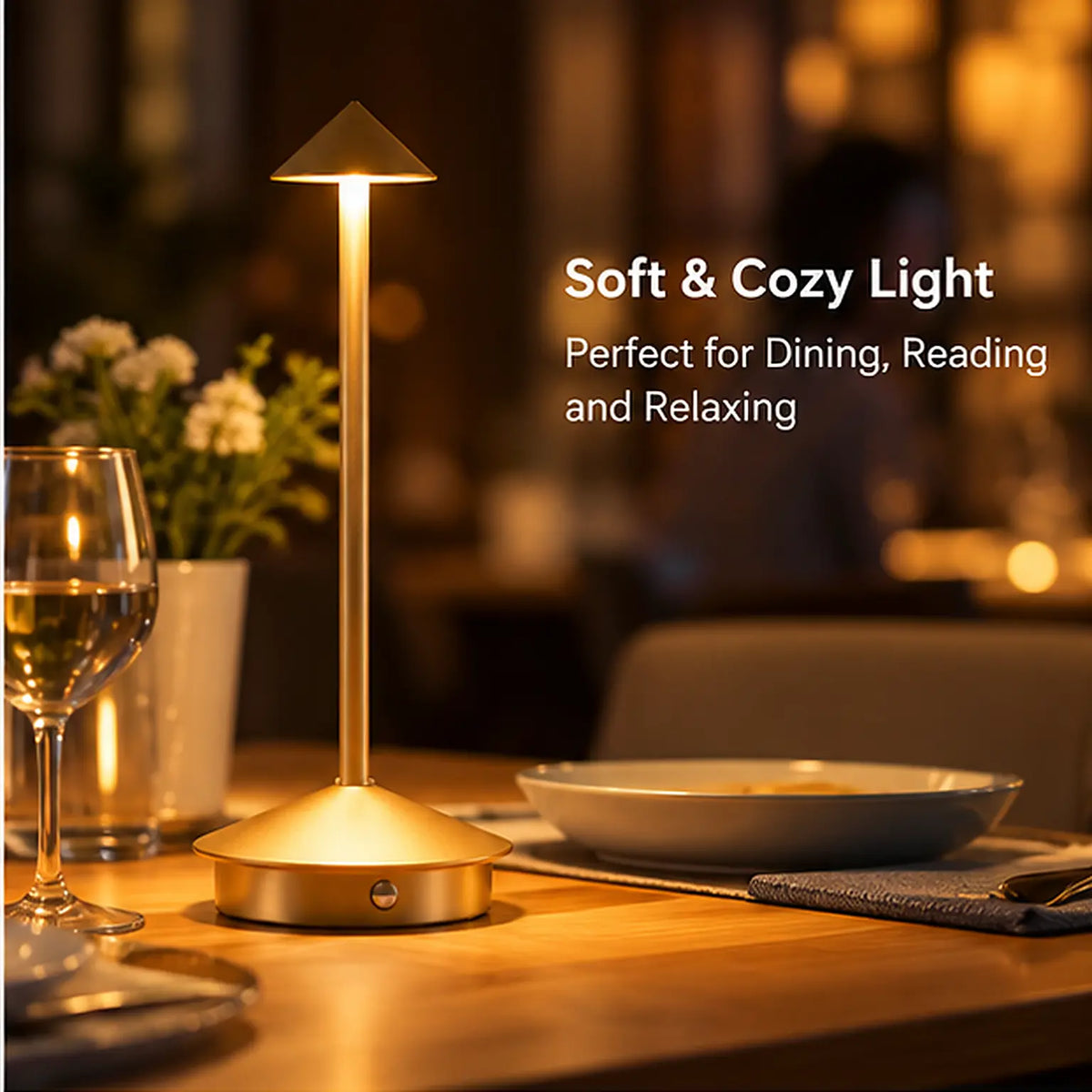 Anya Cordless Aluminum Table Lamp