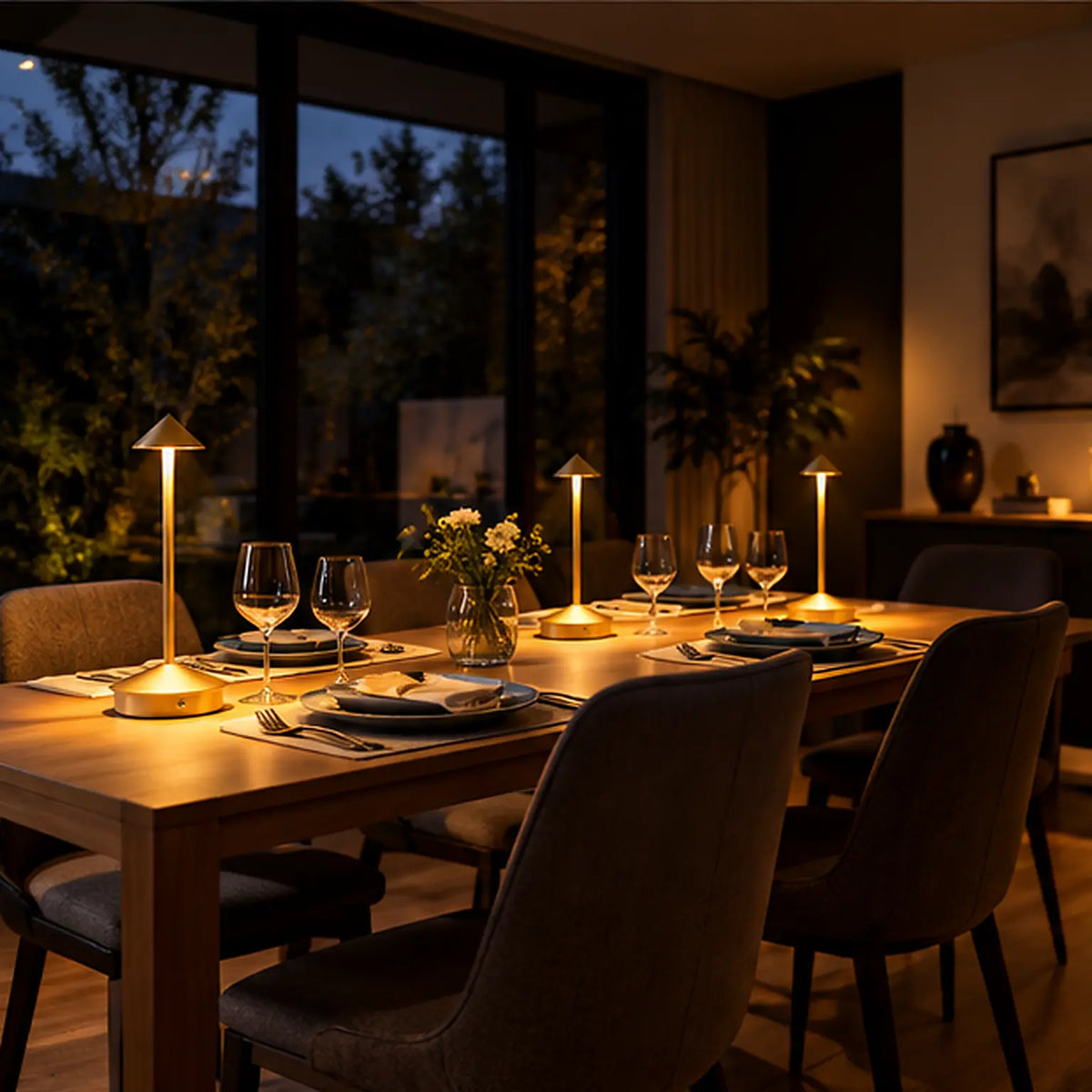 Anya Cordless Aluminum Table Lamp