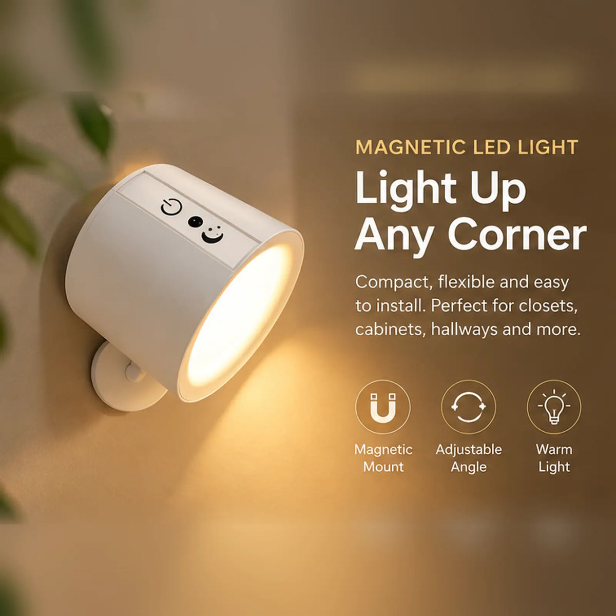 Veyra Magnetic Wall Light