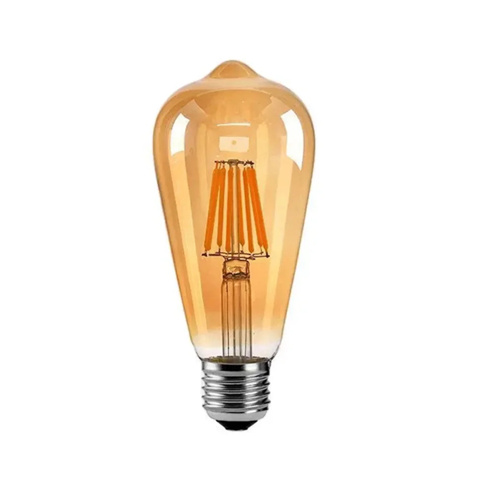 LED Edison Filament Light Bulbs Golden ST64 Dimmable E27 B22 2W 4W 6W 8W 10W 12W 220V 110V 2700K 6000K 360 Degree Energy Lamps