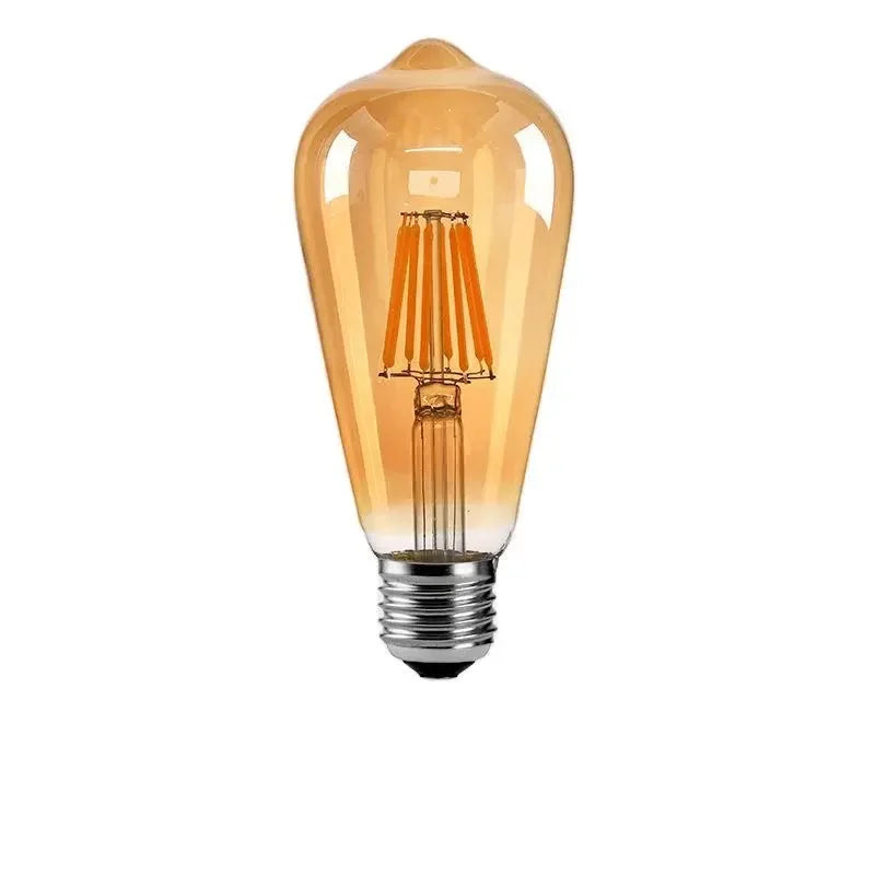 LED Edison Filament Light Bulbs Golden ST64 Dimmable E27 B22 2W 4W 6W 8W 10W 12W 220V 110V 2700K 6000K 360 Degree Energy Lamps