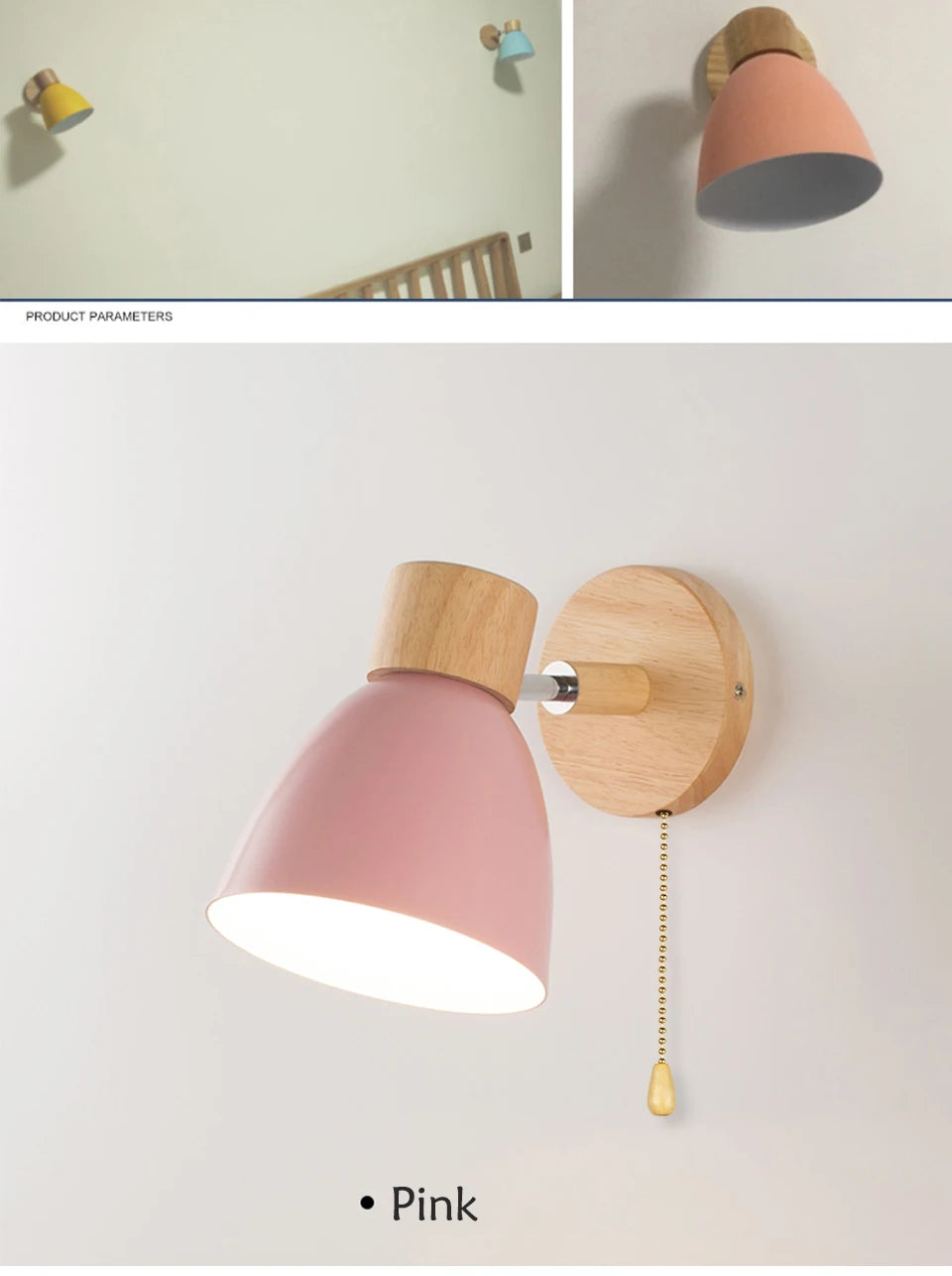 Solenne Macaron Wall Sconce – Warm Directional Glow for Bedside & Modern Nordic Interiors