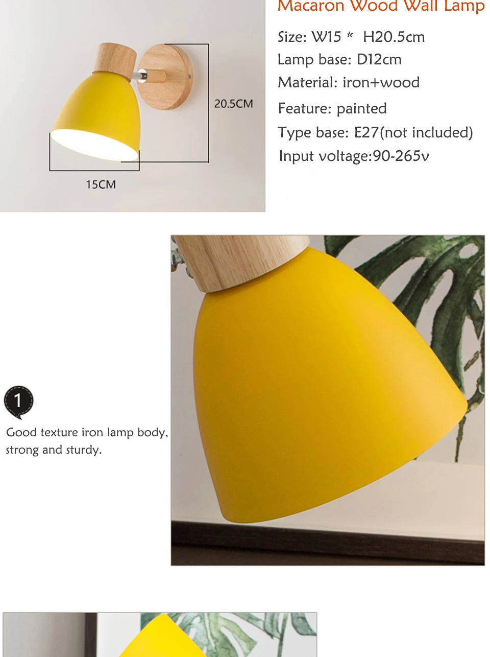 Solenne Macaron Wall Sconce – Warm Directional Glow for Bedside & Modern Nordic Interiors