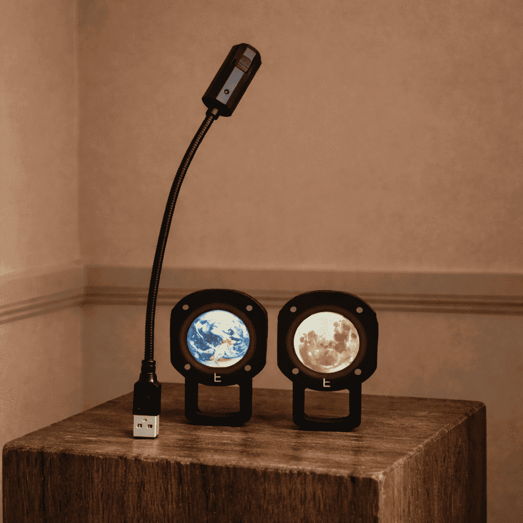 Moon Projection Lamp for Calm Night Lighting | Florona