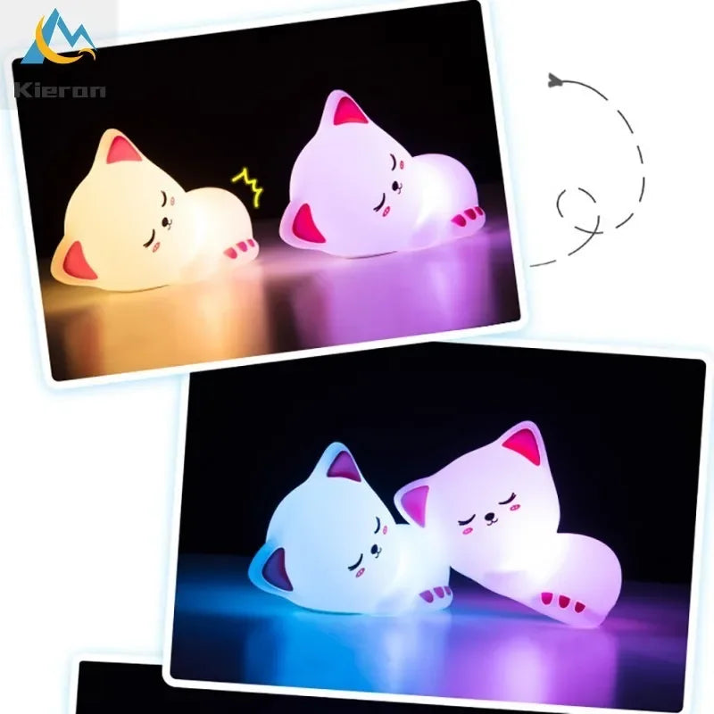 Oska Cat Silicone Night Light