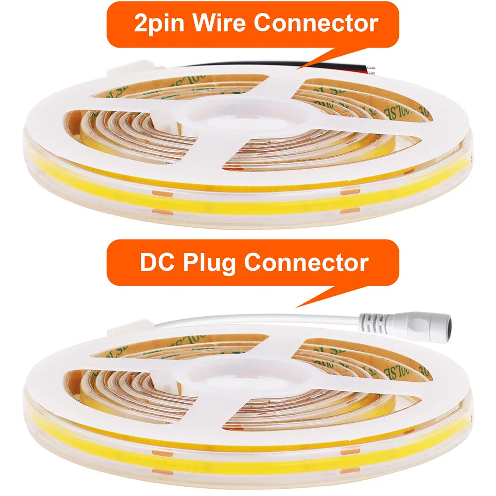 12V / 24V COB LED Strip – 480 LEDs/m, IP67 Options – image 8