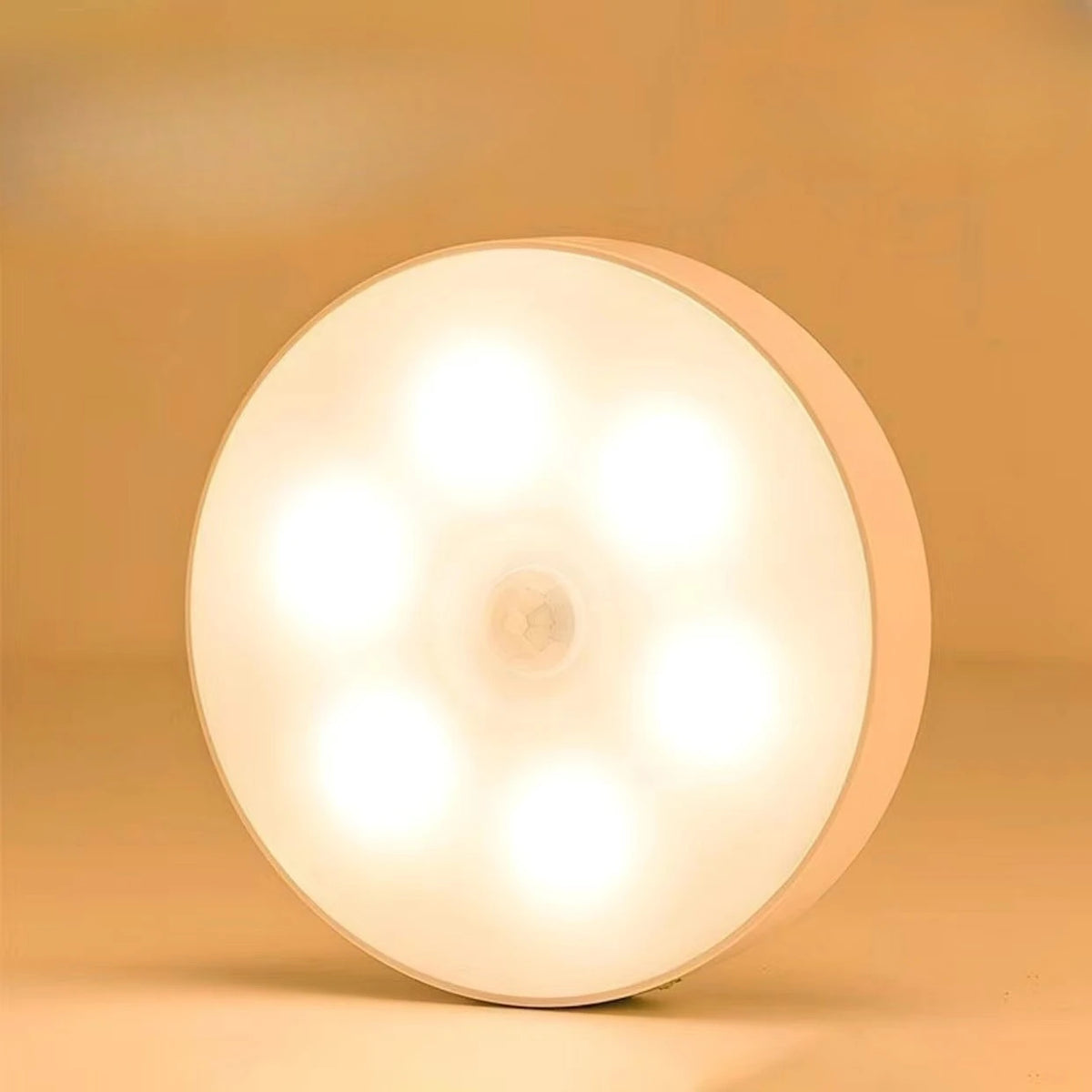3PCS Warm Light Motion Sensor LED Night Light USB Rechargeable Night Lamp Cabinet Wardrobe Lamp Staircase Wireless Closet Light