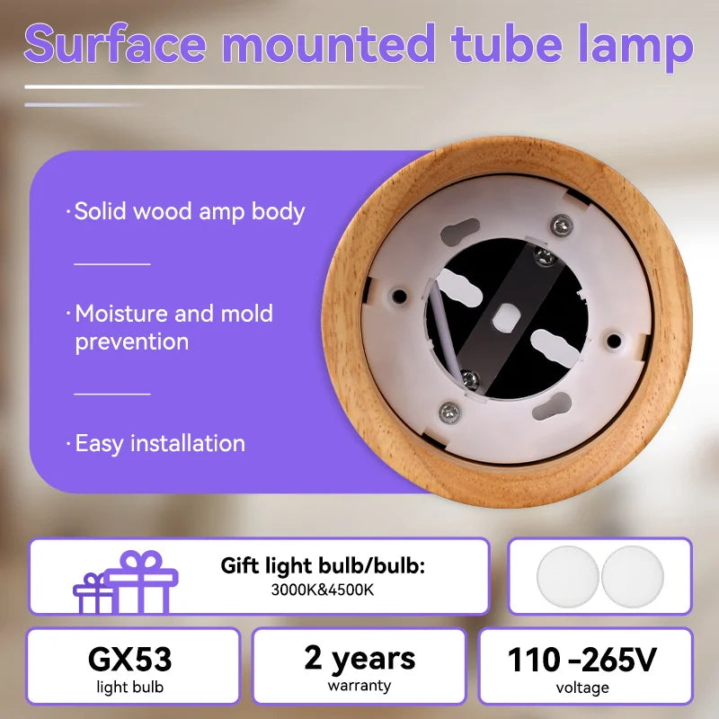 Auro Wooden Ceiling Light