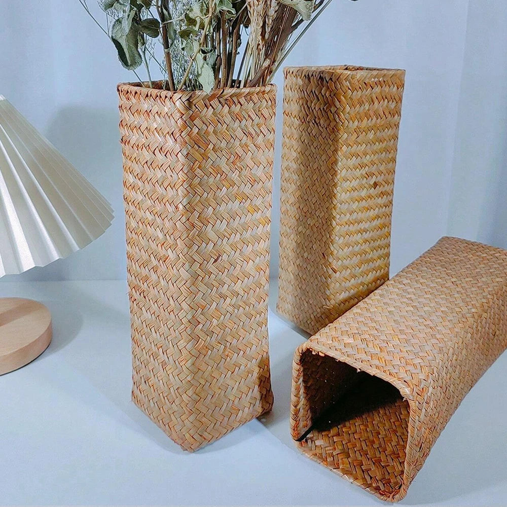 Rattan Vase