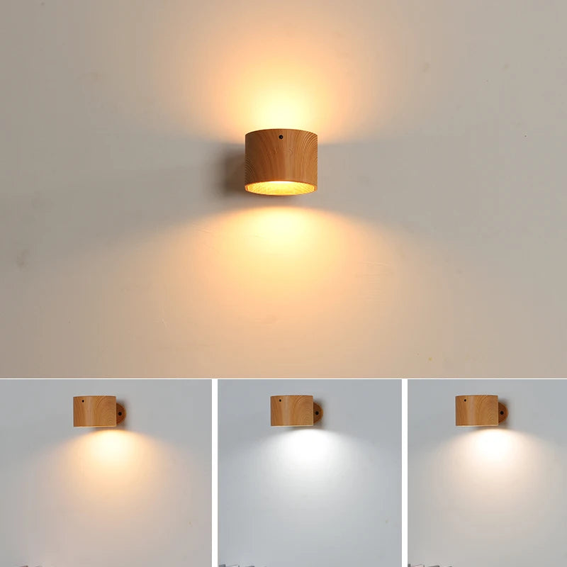 Led Double Head Wall Lamp Touch Control Remote 360 Rotatable USB Recharge Portable Night Light For Bedroom Lamp Decor Sconces