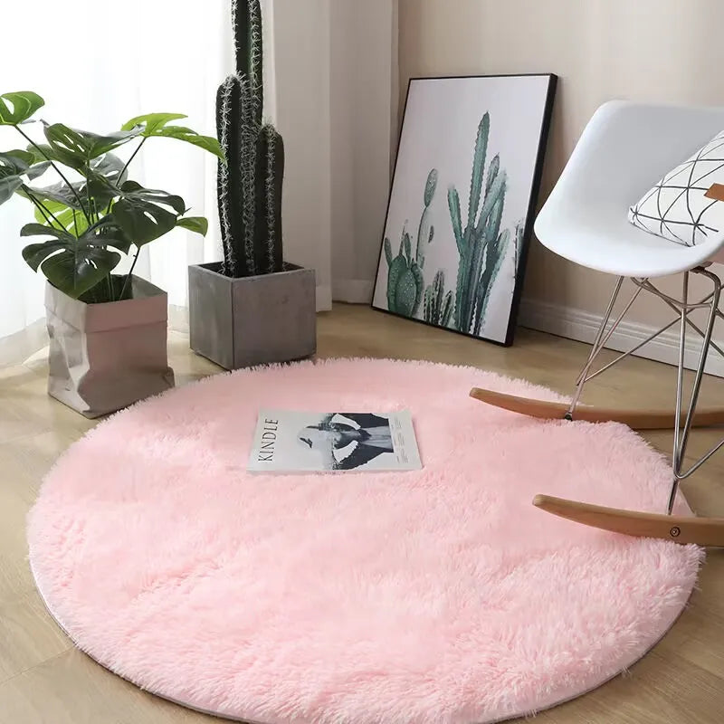 Plush Round Rug