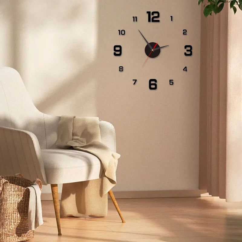 Frameless Clock
