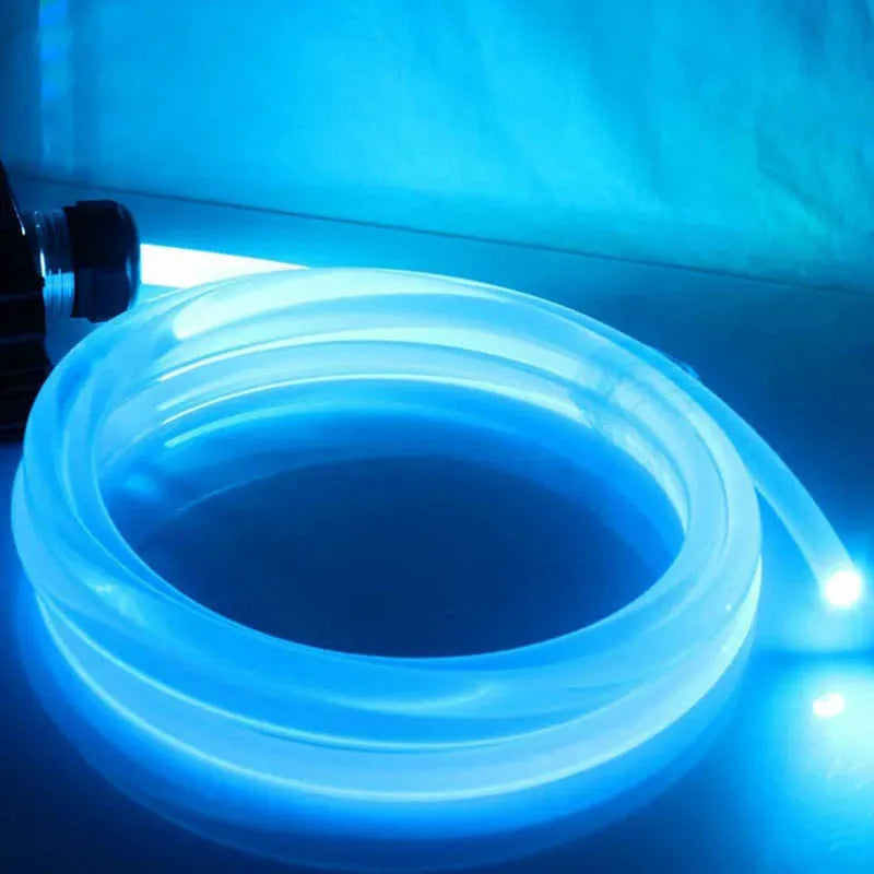 1~100 MeterX Supper Bright Solid Core Side Glow Fiber Optic Cable 1.5~14mm Diameter Transparent Optic Fiber Cable