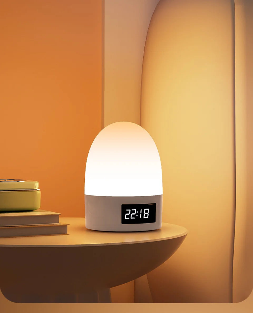 Touch Night Light Rechargeable 3 Color Wireless Baby's Room Bedside Lamp USB LED Night Light Ambient Soft Light For Kids Gift